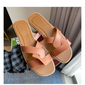 2024 nuovo arrivo da <span class=keywords><strong>donna</strong></span> pantofole da rete infradito moda fuori estate che indossa pantofole da spiaggia piatte da <span class=keywords><strong>donna</strong></span> - Product Image 4