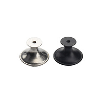 Poignées de porte en plastique d'acier inoxydable de Style moderne nordique boutons d'armoire de meubles pour des armoires de cuisine armoires utilisation de tiroir
