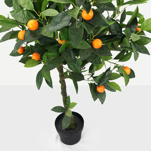 Estilo nórdico 120cm naranja limón árbol Artificial gran oferta interior hogar exterior bonsái soporte Real Touch planta Artificial - Product Image 1