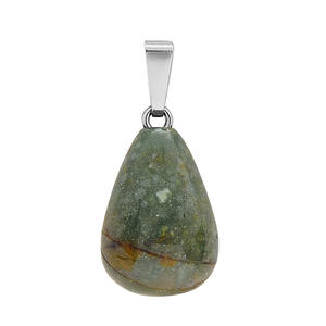 Pendentif goutte d'eau agate cristal pierre naturelle collier de clavicule ovale Jade petit pendentif pour la fabrication de bijoux - Product Image 4