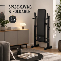 Banc de musculation pliable et réglable multifonctionnel pour squats et développés couchés, équipement de fitness pour l'entraînement de force - Vente en gros