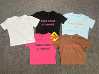 T-shirts graphiques en coton uni pour femme, style Y2K, été 2025, avec logo personnalisé, crop top, baby tee