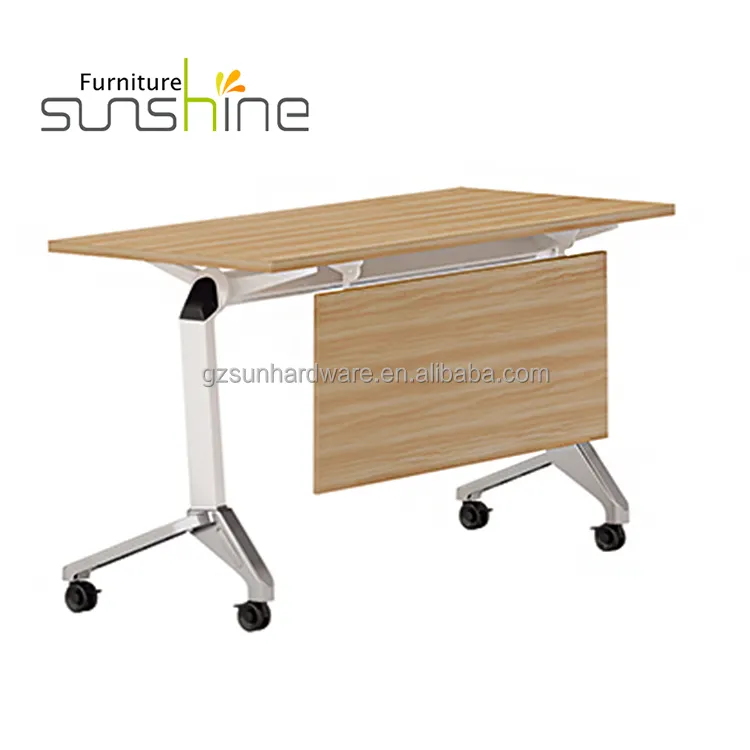 China Supplier Folding Study Table Conference Office Modern Foldable Training Room Table and Chairs
