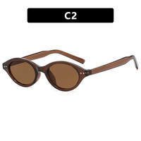 Gafas de Montura Completa Ovaladas de Moda, Antiluz Azul, Ópticas, Retro, Simples, de PC Sólido, Unisex, de Alta Calidad, Novedad 2026 al por Mayor