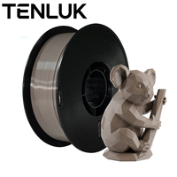 Filament PETG gris taupe chaud pour la conception d'intérieur minimaliste, matériau opaque, rouleau de plastique pour imprimante 3D