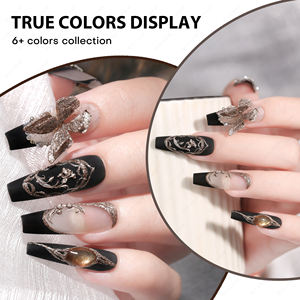 Beau Color Factory 6 colores Metálico Yeso <span class=keywords><strong>Gel</strong></span> Esmalte de uñas <span class=keywords><strong>Efecto</strong></span> 3D Yeso Pintura <span class=keywords><strong>Gel</strong></span> ODM Nail Art Yeso <span class=keywords><strong>Gel</strong></span> Esmalte - Product Image 6