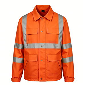 Factory Supply <b>Work</b> Jacket Hi-Vis Reflective Anti-Static Arc Flash Welding Flame Retardant Jacket Suit - Product Image 2