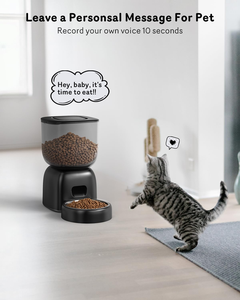 Smart 3L Visual <b>WIFI</b> APP Remote Anti-jam Timed Automatic Pet Cat Feeder With Stainless Steel Bowl - Product Image 4