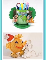 Offre Spéciale coloré ondulé papier enfants bricolage MÉTAL ondulé en carton ondulé carton