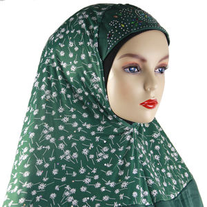 2021 Neues Design XXL Polyester Spandex gewebt Warm <span class=keywords><strong>Six</strong></span> Arab Muslim Perlen <span class=keywords><strong>Hijab</strong></span> Schal Stein Design Cap <span class=keywords><strong>Hijab</strong></span> - Product Image 5