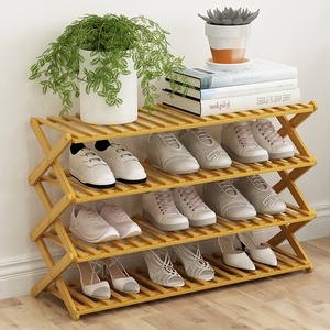 <span class=keywords><strong>Zapatero</strong></span> de Madera de Bambú Plegable Portátil Moderno y Económico al por Mayor 2024, de 10 Niveles y 50 Pares, para Macetas y Jardineras - Product Image 3