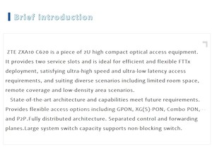 Khuyến mãi nóng sản phẩm <span class=keywords><strong>OLT</strong></span> XGPON C600 C610 C620 C650 ZTE 10G xgs-pon - Product Image 2