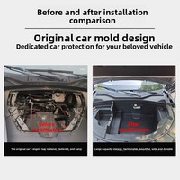 Boîte de rangement de luxe en plastique PP pour coffre avant avec 1 à 3 compartiments pour BYD Song Plus EV DM-i