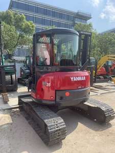 Mini-excavatrice d'occasion Yanmar 35 du Japon, 3,5 tonnes, sur chenilles, hydraulique, compacte, modèle 2022, capacité de la benne de 0,12 m³, moteur, pompe à engrenages - Product Image 2