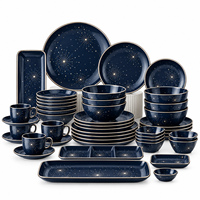 Ensemble de vaisselle en mélamine personnalisé avec assiettes, bols et tasses assortis, collection de vaisselle en mélamine