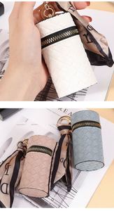 Nouvelle Pochette Ronde pour Rouge à Lèvres Femme, Style Rétro Mignon, Porte-Monnaie Étudiant Portable, Sac de Rangement pour Écouteurs et Clés - Product Image 5