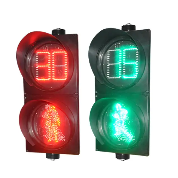 2 Aspect 300mm Dyamic Pedestrian Traffic Light WIth 2 Digital Countdown Timer