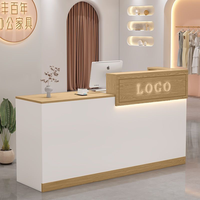 Meilleure Vente : Mobilier de Salon Moderne, Équipement de Barbier, Table de Réception, Bureau de Réception pour Salon de Beauté, Comptoir de Caisse pour Salon de Manucure