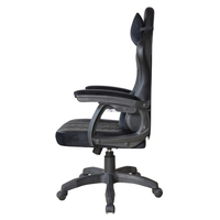 Chine Chaise de bureau de jeu ergonomique noire inclinable confortable personnalisée avec accoudoir à tringlerie amélioré pour la détente