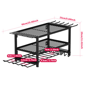 Support mural pour outils, pour ranger tournevis, perceuses et autres outils électriques de jardin. - Product Image 5
