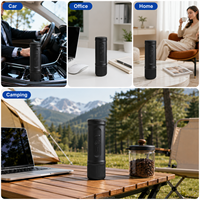Machine à café expresso électrique portable entièrement automatique USB à batterie 20 bars pleine de crème pour le camping, le bureau, les voyages d'affaires