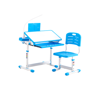 Mesa de Estudio Moderna para Niños con Gran Espacio de Almacenamiento, Características Ergonómicas, Altura Ajustable, Cajón de Almacenamiento, Uso en Sala de Estar, Fabricada con Materiales Duraderos - Product Image 1