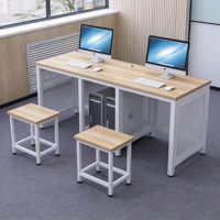 Table rabattable multimédia à structure en acier, pupitre scolaire, bureau d'ordinateur multifonctionnel avec écran rabattable pour salles de classe et salles informatiques