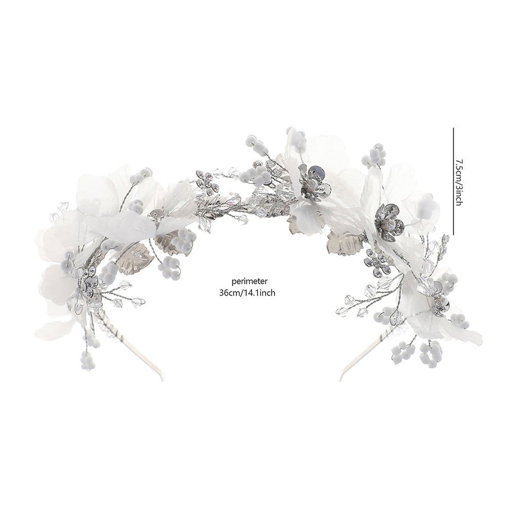 G4847  S-ilver  Tiara Crown