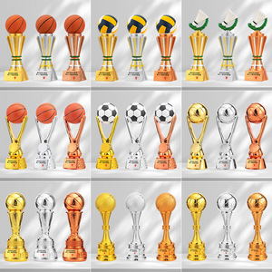 Vente en gros de gros souvenirs en métal personnalisés Trophées et médailles du sport Trophée mondial de la coupe Prix sportifs - Product Image 3