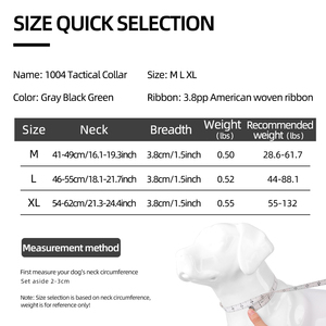 Nouveau collier d'entraînement berger allemand collier tactique en Nylon ceinture réfléchissante poignée de contrôle antidéflagrante en métal - Product Image 6