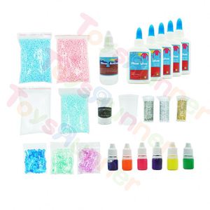 <b>Slime</b> Activator clear White Glitter Glow <b>Slime</b> Slices Accessories Diy <b>Toys</b> <b>Slime</b> Kit Set - Product Image 6