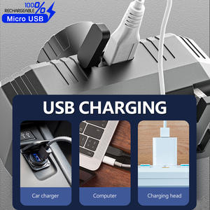 Lampe frontale LED Antuke rechargeable USB, mini, haute intensité, lumière blanche, pour camping et randonnée en extérieur - Product Image 5