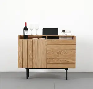 Top Quality Home Furniture Modern Solid Wood 2 Door Storage Living Room Cabinet