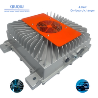 Chargeur rapide embarqué pour voiture électrique 4,0 kW 60 V 70 A, efficacité typique ≥91 %, refroidissement par ventilateur, IP67, contrôle par bus CAN