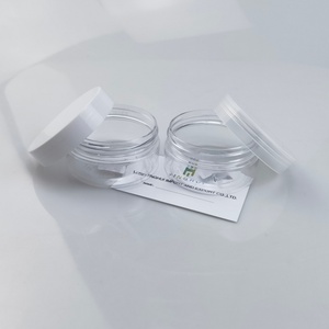 Envase de Plástico PET Transparente de 1oz, 3oz, 4oz, 5oz, 200ml, 8oz, 300g, 16oz, para Alimentos, con Tapa Blanca Personalizada - Product Image 2