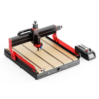 Fresadora CNC de 3 Ejes 6050 con Motor de Husillo de 500W, Control NC Studio, Guía Lineal, para Perforación y Fresado de Aluminio y Madera