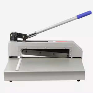 Machines de traitement du <span class=keywords><strong>papier</strong></span> XD-322 puissantes Machine à couteau de cisaillement pour couper les feuilles de fer et d'aluminium minces pour CircuitA4 - Product Image 1