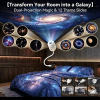 Projecteur LED USB flexible en forme de vaisseau spatial Dragon, lampe d'ambiance ciel étoilé en ABS, à brancher