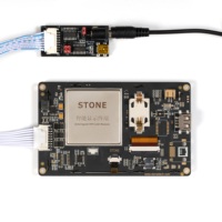 STONE Écran LCD IPS de 4.3 pouces Résolution de 480*272 pixels Structure COF Flash de 256 Mo