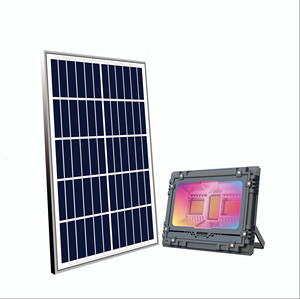 Temps d'éclairage populaire MJ RGB IP67 60w 18 heures + projecteur solaire LED en aluminium avec rythme musical de contrôle APP - Product Image 4