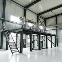 Ligne de production de pesticides entièrement automatique, équipement de formulation SC EC SL avec disperser, moulin à sable et réservoir de mélange