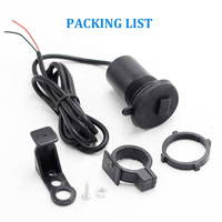 1.5A 12V chargeur USB étanche pour vélo moto chargeur de voiture rapide interrupteur à bascule adaptateur secteur Mobile pour téléphones mobiles