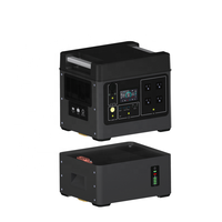 Stasiun Tenaga Surya Portabel Jackery 300W/500W/1000W Baterai LiFePO4 Inverter Gelombang Sinus Murni Senter Kompresor Udara Lipat
