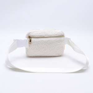 Donna uomo 7 colori inverno 1L ovunque borsa a tracolla da viaggio marsupio forma quadrata marsupio orsacchiotto marsupio Sherpa cintura borsa - Product Image 3