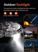 Smartwatch IW07 con Chiamata BT, Batteria 1000mAh, Tracker Esercizio, Monitoraggio Fitness, Sonno, Frequenza Cardiaca, Ossigeno nel Sangue, Pressione Sanguigna, Torcia LED