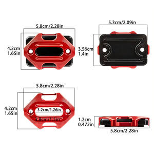 Accesorios de modificación para motocicleta <span class=keywords><strong>Honda</strong></span> PCX160/<span class=keywords><strong>125</strong></span> ADV160, cubierta de bomba de freno, cubierta de tanque de aceite, cubierta de taza de aceite de aluminio <span class=keywords><strong>ADV</strong></span> 160 - Product Image 3