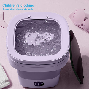 Small Portable <b>Washing</b> <b>Machine</b> <b>Mini</b> Deep Cleaning Foldable USB Plastic ABS Customized Automatic Ra 8L 6 PromotionMini Folding W - Product Image 4