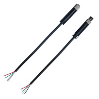 Connecteur étanche M8 IP67 mâle-femelle 3 4 5 6 broches, connecteur circulaire pour capteur avec câble pour l'automatisation industrielle