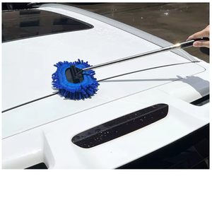 Strumento 3 in 1 per Lavaggio <span class=keywords><strong>Auto</strong></span> con Spazzola Telescopica per Finestrini e Specchietti, Nuovo Tergicristallo per Pulizia Parabrezza - Product Image 5