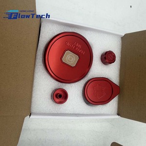 ชุดฝาครอบห้องเครื่องอะลูมิเนียมสำหรับ Honda Civic Type R FL5 & FL1 รุ่นที่ 11 ปี 2022+ – ฝาครอบน้ำหล่อเย็น, แอร์ และน้ำฉีดล้าง ชุด 3 ชิ้น แบบอะโนไดซ์ - Product Image 4
